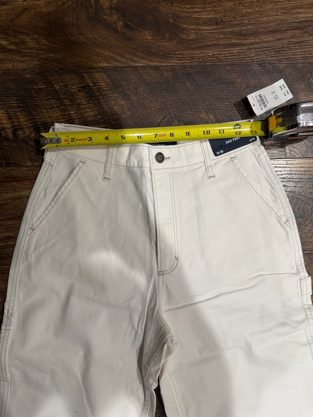 White Cotton Chino Pants
